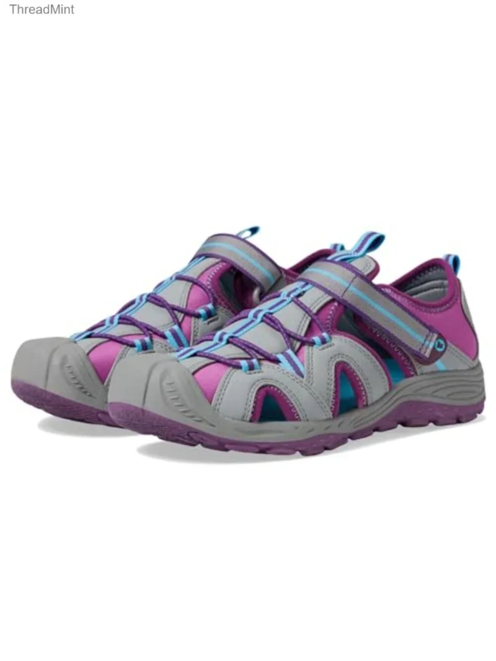 Kids Merrell Hydro 2 Water Repellent Athletic Sandals Hook & Loop Closure